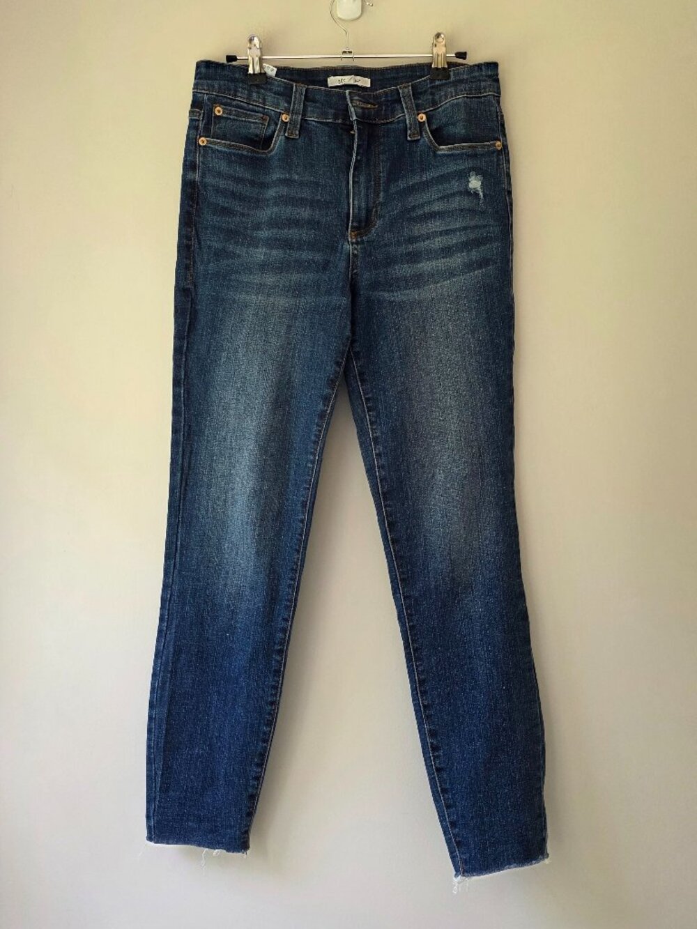STS Blue Ellie High Rise Ankle Skinny Jeans | 28 | Raw Hem Medium Wash LIKE NEW